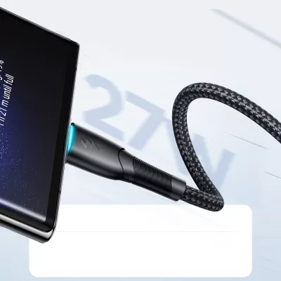 Kabllo Joyroom Starry Series SA32-AC3, USB-A në USB-C, 1m, 3A, e zezë
