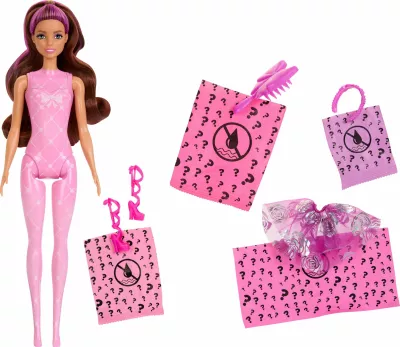 Kukull Barbie Mattel Color Reveal Ballet Series HRK17, set me aksesorë (6 surpriza)