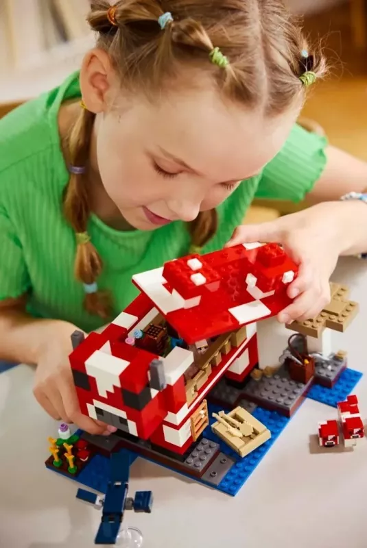 Set LEGO Minecraft 21270 Mooshroom House