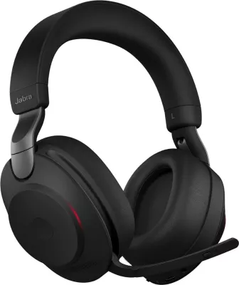 Kufje Jabra Evolve2 85, Link380c UC Stereo me bazë karikimi, e zezë