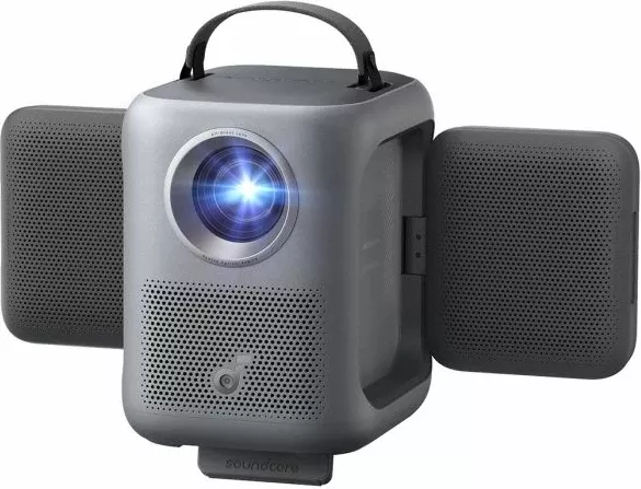 Projektor portativ Anker Soundcore Nebula P1i, 1080p Full HD, 380 ANSI, Google TV, gri