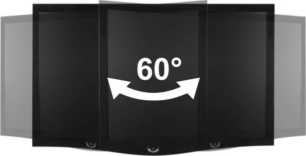 Mbajtës muri për monitor ARCTIC W1A, 20 kg, 33 cm (13"), 109.2 cm (43"), 75 x 75 mm, 100 x 100 mm, E zezë