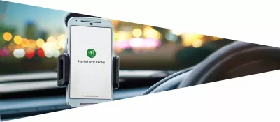 Kamerë regjistruese për veturë Navitel R87 GPS 2.7K, 150°, 3.7\", Wi‑Fi, microSD deri 256GB, e zezë/argjendtë