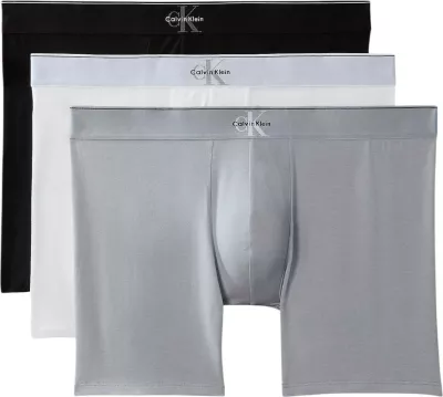 Të brendshme për meshkuj Calvin Klein Underwear LV00NB4473 3PK, të zeza-gri [Madhësia: M]