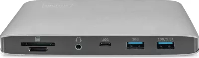 Docking station Digitus Thunderbolt 3, USB Type-C, 8K, gri