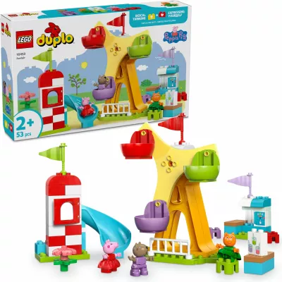 Set ndërtimi LEGO DUPLO Peppa Pig 10453, 53 pjesë, shumëngjyrësh