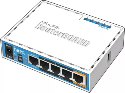 Router MikroTik hAP ac lite, 733 Mbit/s, Bardhë