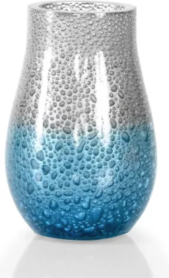Mbajtës për furça dhëmbësh Evila Originals, Drop, ngjyrë turkuaz