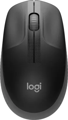 Maus Logitech M190 wireless 2.4 GHz, 3 butona, Charcoal