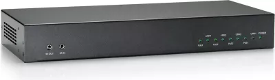 Transmetues HDMI LevelOne HVE-92, HDBaseT, 100m, 4 dalje, PoE, 3840 x 2160, i zi