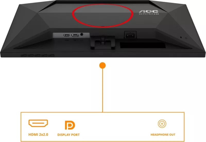 Monitor AOC Q24G4RE, 23.8", Quad HD, 180 Hz, Gaming, LED, Zi-Kuq
