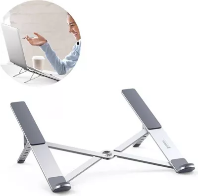 Mbajtëse laptopi UGREEN LP451, e rregullueshme, argjendtë