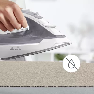 Hekur Tefal Virtuo 30 FV2C43E0 2000 W pllakë qeramike, avull dhe i thatë Gri/Bardhë