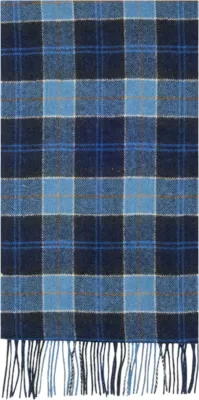 Shall për meshkuj Barbour Tartan Lambswool USC0001, blu e errët