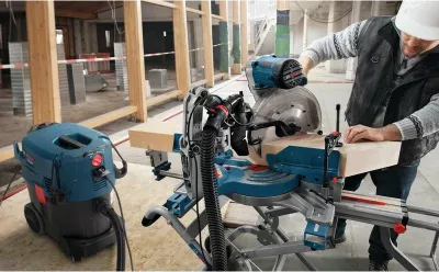 Fshesë me korrent Bosch GAS 35 L SFC+ Professional, 35 L, e zezë, blu