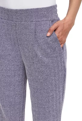 Pantallona për femra Ichi IHKATE JACQUARD PA8 20121601, blu [Madhësia: S]