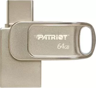 USB flash Patriot Memory Tab T560, 64GB, Dual USB, 120MB/s, Argjendtë
