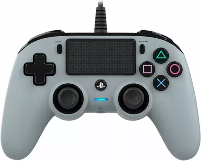 Kontroller loje NACON PS4 Wired, me kabllo 3 m, vibrim, touchpad, jack 3.5 mm, Gri