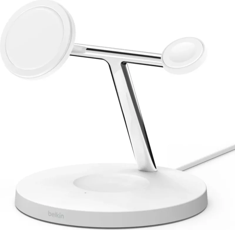 Karikues wireless Belkin WIZ017vfWH, 15W, i bardhë