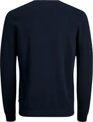 Xhemper për meshkuj Jack & Jones JJEBASIC Knit V-Neck NOOS, kaltër i errët [Madhësia: L]