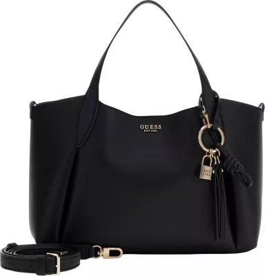 Çantë shopper për femra Guess LUCCI GIRLFRIEND SAT HWBG97 35060, e zezë