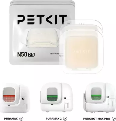 Deodorues rëre për mace PETKIT N50 2.0, për PURA MAX/PURA MAX 2/PUROBOT MAX Pro, pakim 3 copë, Multicolor