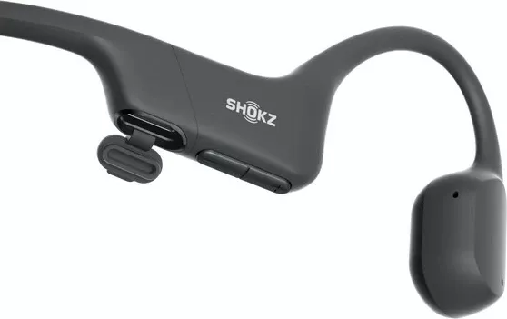 Smartwatch Shokz OpenRun, Wireless, 20 - 20000 Hz, Sport, 26 g, Kufje, E zezë