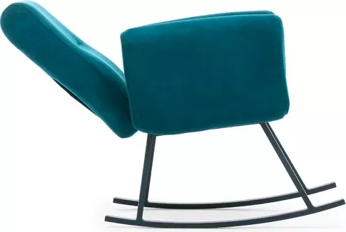 Karrige lëkundëse Atelier del Sofa, Kono, ngjyrë jeshile petrol