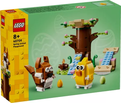 Set ndërtimi LEGO 40709 Spring Animal Playground, 172 pjesë, shumëngjyrësh