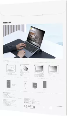 Mbështjellës magnetik Baseus Magic Drawing për MacBook Pro 13" (2022) me set pastrimi, Transparent