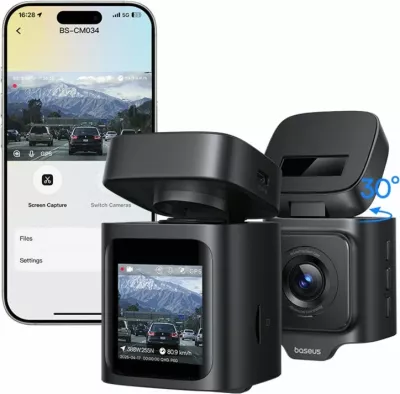 Kamerë veture Baseus PrimeTrip VD1 Pro 4K, e zezë