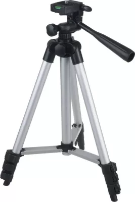 Stativ universal Maclean MC-164 për telefon, kamera, dritë unazore, 102 cm, i zi/argjendtë