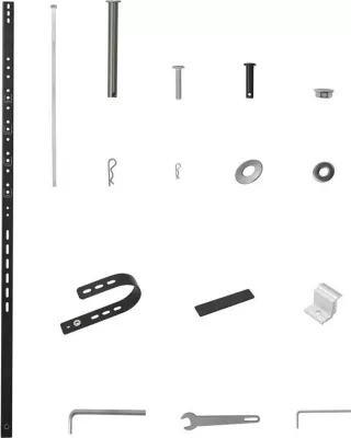 Set montimi për panele diellore EcoFlow Balcony Hook Kit, 30 kg