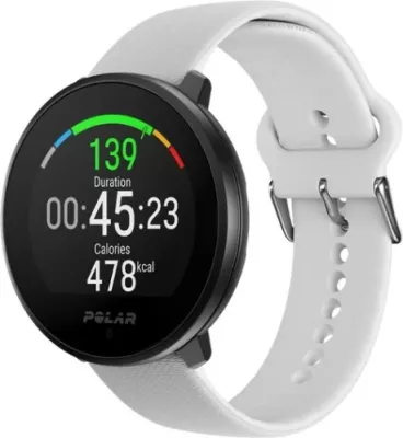 Smartwatch Polar Unite, rrip silikon i bardhë, S/L