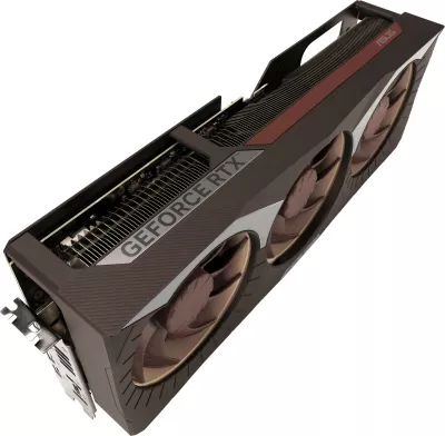 Kartelë grafike ASUS RTX 5080 Noctua OC Edition 16GB GDDR7, 3 ventilatorë, kafe