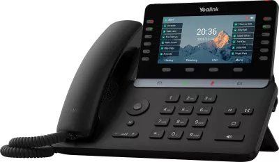 Telefon VoIP Yealink SIP-T85W, ekran 5.5", Wi‑Fi, Bluetooth, 2x Gigabit Ethernet, i zi