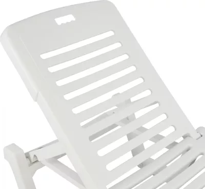 Shezlong plazhi plastik, relaks, 70x190x36cm
