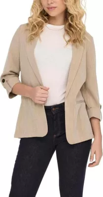 Blazer për femra Only Onlmarsa 15308084, bezhë [Madhësia: XS]