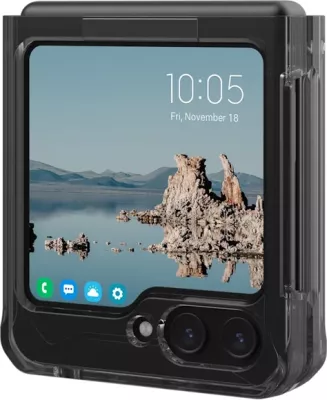 Mbështjellës UAG Plyo Pro me modul magnetik për Samsung Galaxy Z Flip 5, Gri e errët