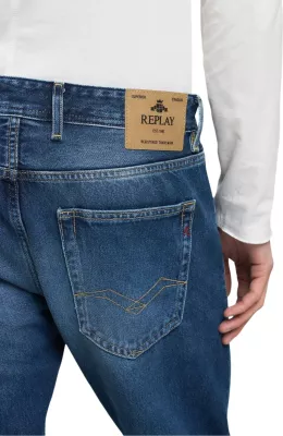 Xhinse për meshkuj Replay Straight MA972 .000.886 0C1, denim i errët [Madhësia: W38 L32]