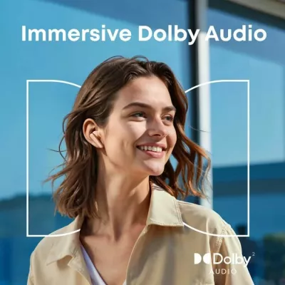 Kufje ANKER Soundcore Liberty 5 wireless, ANC 3.0, Bluetooth 5.4, Hi-Res LDAC, Dolby Audio, IP55, Apricot, set me kuti karikimi