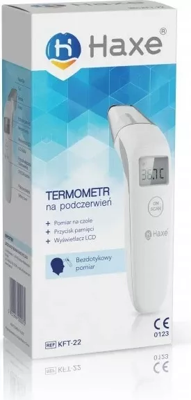 Termometër pa kontakt Haxe KFT22, Bardhë