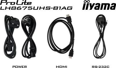 Ekran digjital iiyama LH8675UHS-B1AG, 86", 4K UHD, Wi-Fi