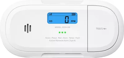 Detektor monoksidi karboni (CO) X-Sense XC04-WX me Wi‑Fi 2.4 GHz, sensor elektrokimik, ekran LCD, alarm ≥85 dB