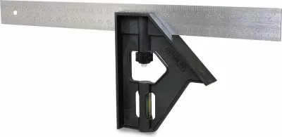 Këndore shumëfunksionale Stanley 2-46-222 300 mm e zezë/argjendi