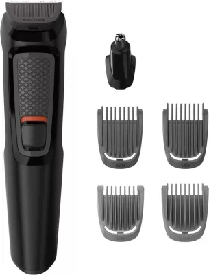 Makinë rroje Philips MULTIGROOM Series 3000 MG3711/15, për flokë dhe mjekër, NiMH, e zezë