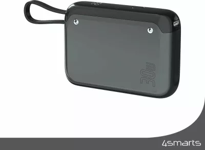 Powerbank 4smarts 540699, 10000 mAh, 30 W, gri