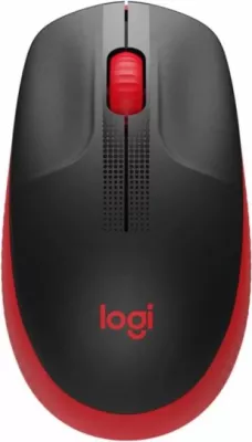 Maus wireless Logitech M190 1000 DPI USB-A, kuqe