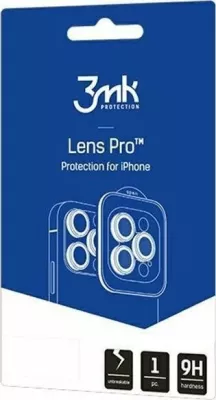 Mbrojtës xhami për lente kamere 3MK Lens Protection Pro për Samsung Galaxy A24 4G A245, 9H, me kornizë montimi, 1 copë, i zi