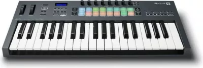 Tastierë MIDI novation FLkey 37, 37 taste, për FL Studio, e zezë
